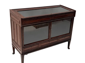 Art Deco Amsterdamse School Vitrine or display cabinet by Napoleon Le Grand